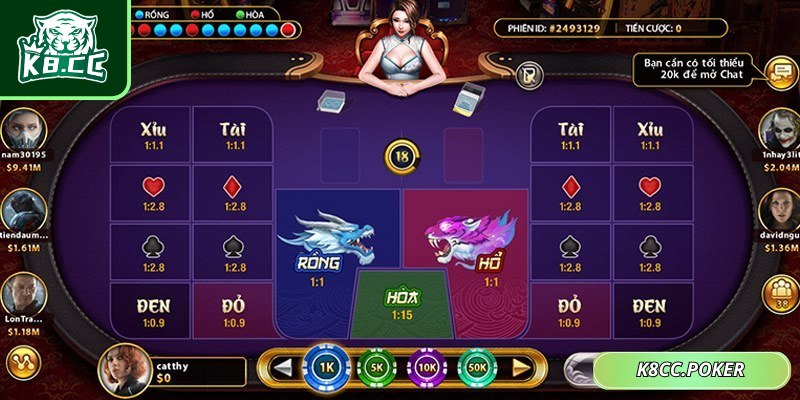 Rồng Hổ có nhiều ưu điểm hấp dẫn so với các game bài khác