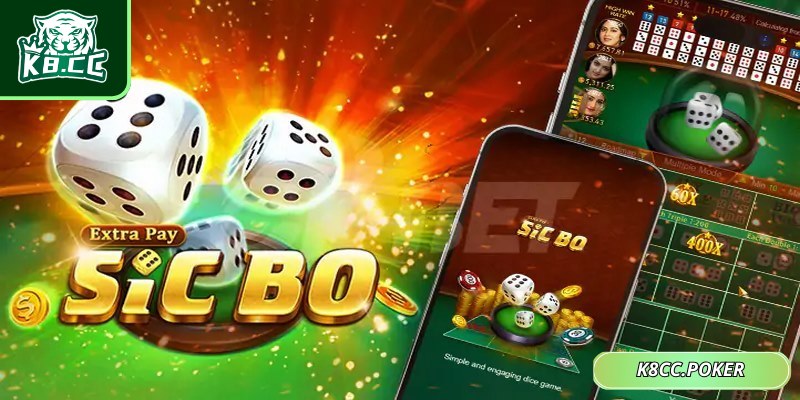Sicbo tài xỉu là trò cá cược sử dụng ba viên xúc xắc
