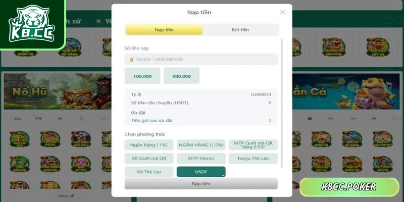 Thực hiện qua ví điện tử mang tới sự tiện lợi
